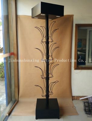 Autozubehör-Präsentationsständer L700mm W700mm, Sturzhelm-Ausstellungsstände mit Haken