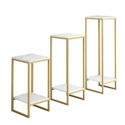 Breiten-Blumen-Präsentationsständer-goldenes Eisen uUed Gemischtwarenladen-Fach der Ulti-Schicht-800mm Höhen-40mm für Verkauf