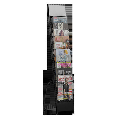 Kundengebundene Höhe 1310mm der Zeitschriften-Supermarkt-Präsentationsständer-Längen-250mm