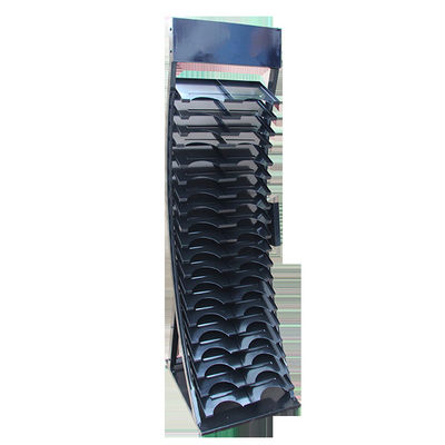 Breiten-Fliesen-Beispielpräsentationsständer 575mm Längen-700mm, Keramikziegel-Präsentationsständer-Schwarzes