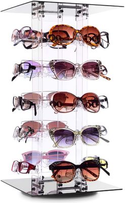 20 Rahmen-drehende AcrylSonnenbrille Ausstellungsstand Eyewear-Halter