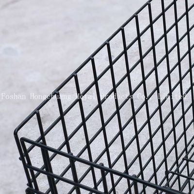 Käfiglaufkatze des Einkaufszentrums einfacher moderner Entwurf der tragbaren Metallmit Radkäfiglaufkatzenkissenspeicher-Käfiglaufkatze