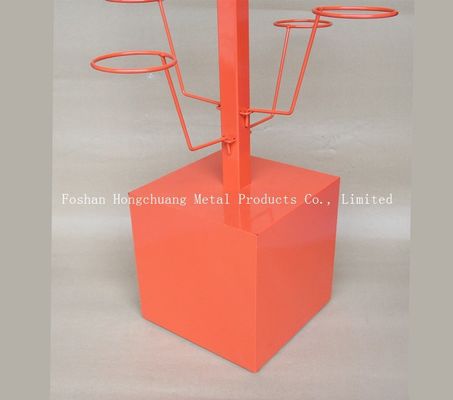 Orange Farbe-HongChuang-Hutpräsentationsständer, helment disaplay Stand mit Anzeige TUV-Zustimmung