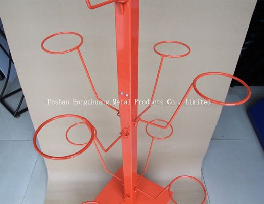 Orange Farbe-HongChuang-Hutpräsentationsständer, helment disaplay Stand mit Anzeige TUV-Zustimmung