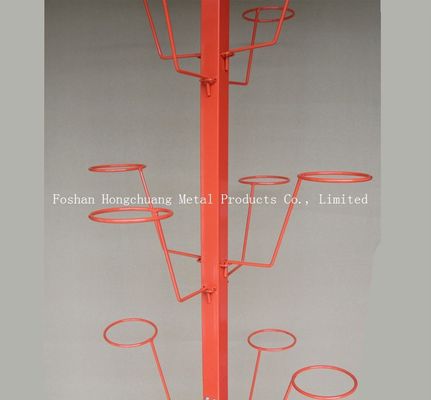 Orange Farbe-HongChuang-Hutpräsentationsständer, helment disaplay Stand mit Anzeige TUV-Zustimmung