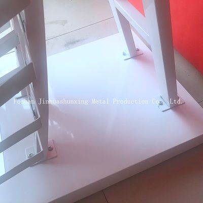 Beispielpräsentationsständer 2050mm Höhen-320*480 Millimeter, Glaspräsentationsständer mit Weiß