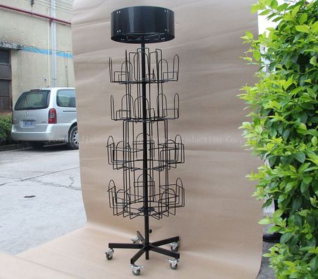 Höhen-drehendes Literatur-Gestell 524mm Längen-1708mm, Spinner-Buch-Gestell 360 Grad