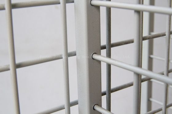 Präsentationsständer-weißer Draht Removale 1650mm langer drehender Hoch-600mm