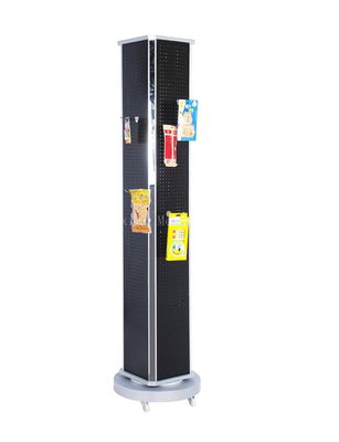 Bewegliche Breite 270mm der Höhen-1720mm drei Seiten, die Broschüren-Halter, Supermarkt-Präsentationsständer für Einzelhandelsgeschäfte drehen