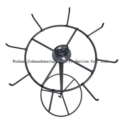 Breiten-drehender Präsentationsständer 550mm Höhen-100mm mit Haken