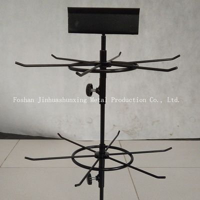 Länge 330mm kosmetischer Präsentationsständer, Ohrring-Schmuck-Gestell der Höhen-460mm 2 Schichten