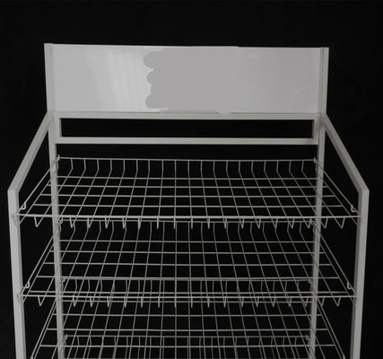 Bäckerei-Brot-Waren-Mesh Wire Storage Display Rack-Stand mit Rädern