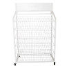 Bäckerei-Brot-Waren-Mesh Wire Storage Display Rack-Stand mit Rädern