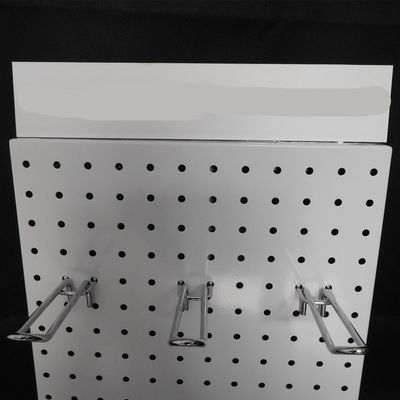 Kundengebundene Höhe Pegboard-Werkzeug-Gestell-Boden-Stellung des Logo-380mm der Breiten-589mm