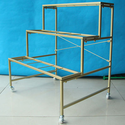 Längen-Blumen-Präsentationsständer des Goldspant-750mm als Hochzeits-Dekoration