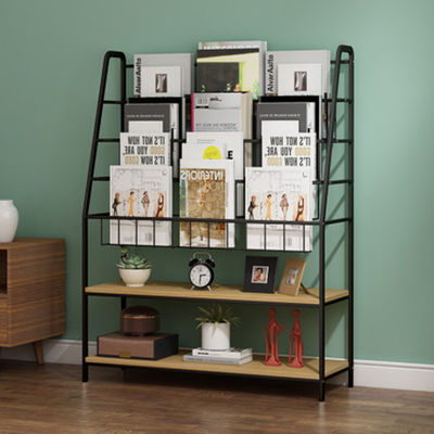 Eisen LH-Breiten-350mm und hölzernes Regal-, Holz-und Eisen-Bücherregal