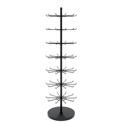 Drehender Präsentationsständer LH, spinnender Präsentationsständer Countertop mit Haken