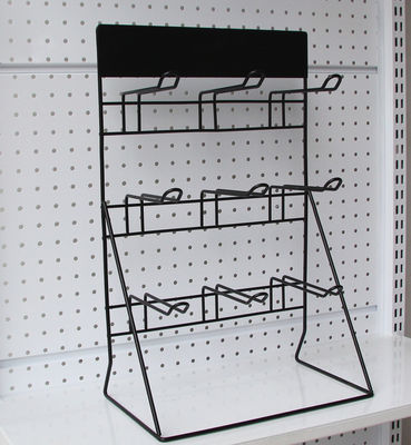 Mini Metal Wire Display Rack, Draht-Mesh Display Stands For Battery-Kopfhörer-Halter
