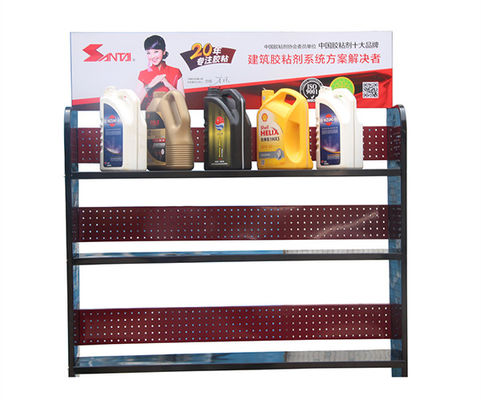 5 Reihe ODM-Service-Metallspeicher-Stand, freistehendes Metallfach für Motorenöl