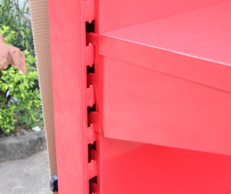 Heller roter TUV genehmigen Werkzeug-Gestell Pegboard, Peg Display Rack For Retail-Speicher