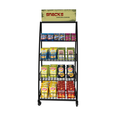 900*400*2000mm Soda-Imbiss-Supermarkt-Präsentationsständer, Stahlgestell für Supermarkt
