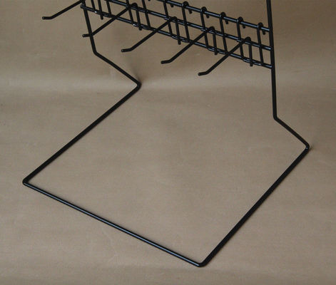 Kundengebundener Batterie-Einzelhandels-Präsentationsständer Logo Metals W550mm für Countertop