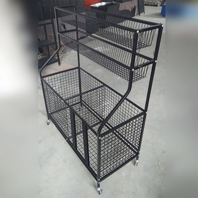 42inch Längen-Sport-Ausrüstungs-Organisator Rack With Baskets der Höhen-36inch und Haken