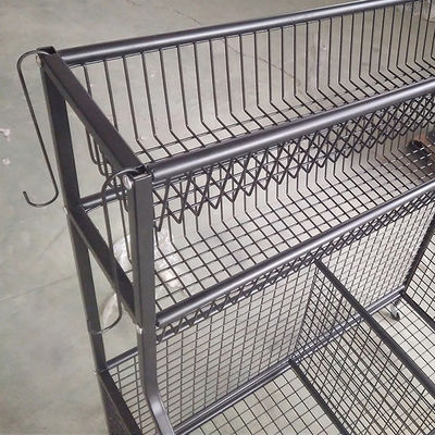 42inch Längen-Sport-Ausrüstungs-Organisator Rack With Baskets der Höhen-36inch und Haken