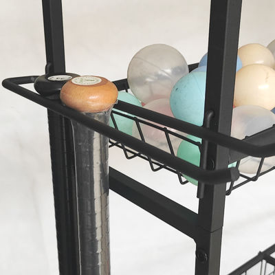 Entfernbares schwarzes Sport-Ausrüstungs-Speicher-Gestell für Ball-Medizin