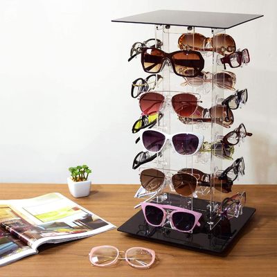 20 Rahmen-drehende AcrylSonnenbrille Ausstellungsstand Eyewear-Halter