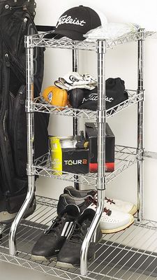 Tuv-Golf-Ausrüstungs-Organisator-Rack Heavy Duty-Stahl-Draht-Regal