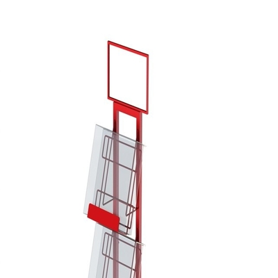 Draht-Zeitungs-Metallorganisator-Shelf Magazine Display-Fachbodenregallager