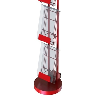 Draht-Zeitungs-Metallorganisator-Shelf Magazine Display-Fachbodenregallager